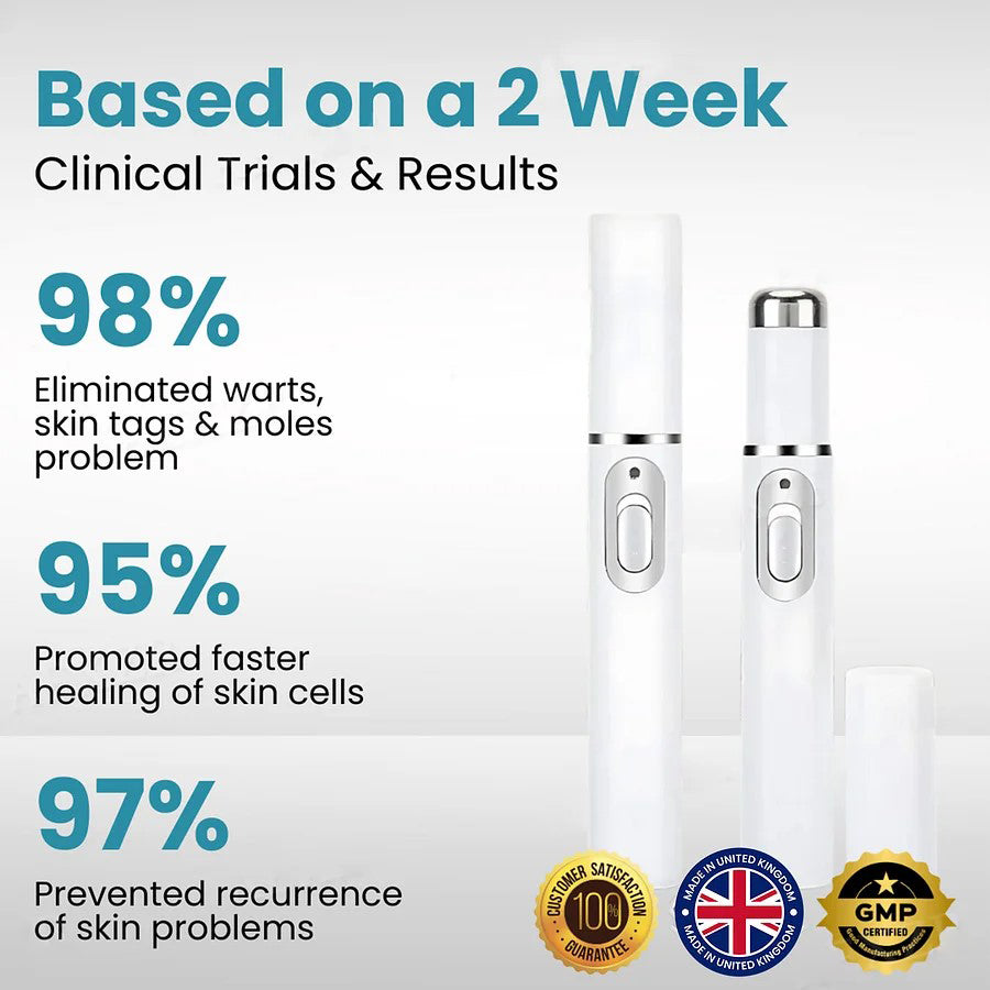 Say goodbye to moles and skin tags! ACEZOZLA™ non-invasive laser pen delivers hospital-grade results at home